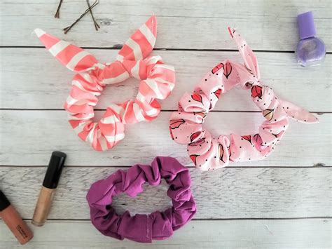 scrunchie with bow pattern free.